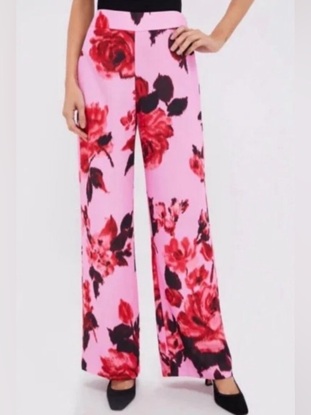 NWT Tuckernut Cerise Blossom Wide Leg Pants